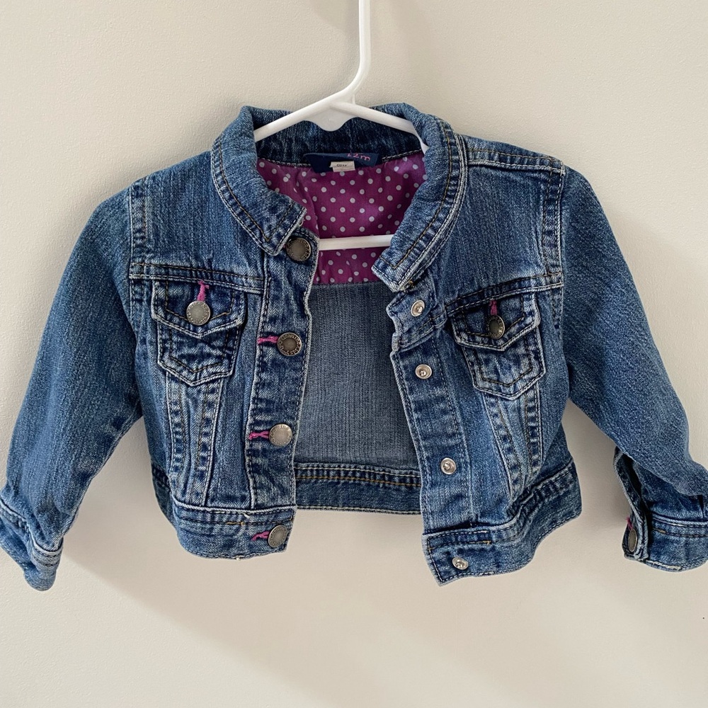 Genuine Kids from OshKosh Denim Jacket, baby girl 12 months